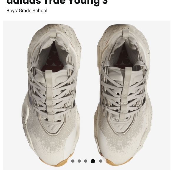 Trae Young 3 J Adidas basketball shoes sneakers size US 3.5 modern futuristic - Picture 5 of 10